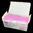 Caja 50 mascarillas desechables rosas 3 capas