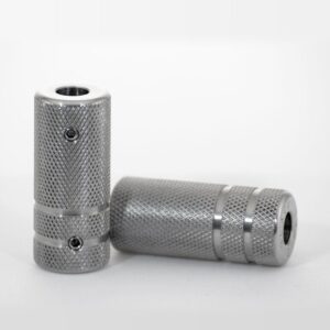 Pack de dos grips de acero de 19 mm de diámetro