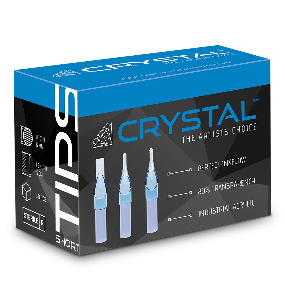 Puntas cortas desechables Crystal (50 unidades)