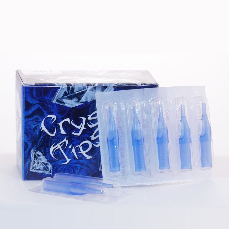 Puntas cortas desechables Crystal (50 unidades) - Imagen 2
