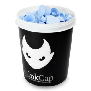 Vaso 300 caps medianos (12 mm) de silicona azul