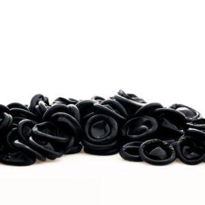 Cubre grip de silicona negra (100 unidades)