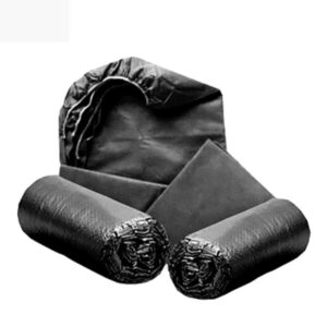 Sábana ajustable desechable negra para camilla