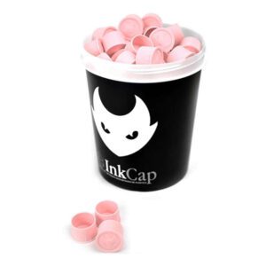 Vaso 500 caps pequeños (9 mm) de silicona rosa