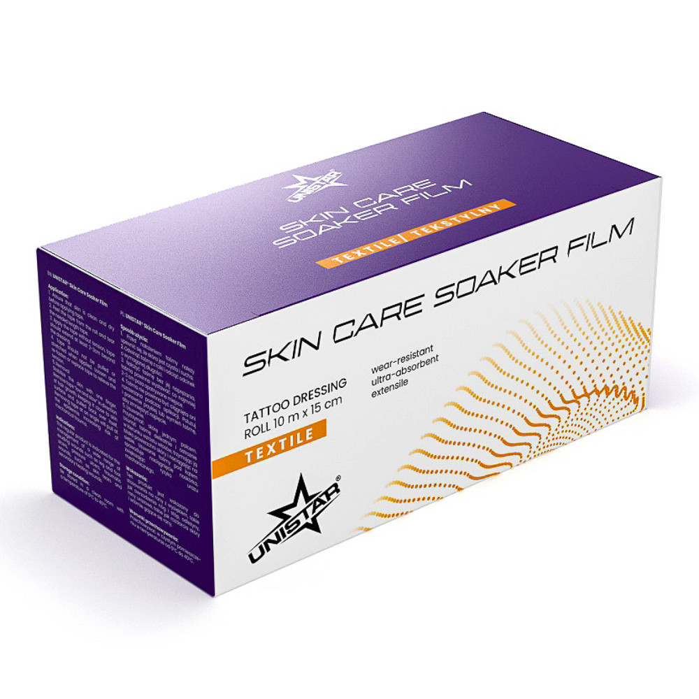UNISTAR Skin Care Soaker Film (rollo de 10 m x 15 cm). Empapador autoadhesivo. - Imagen 8